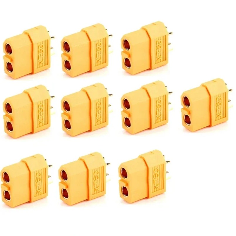 Drone Battery Connector - XT60 Bullet-Steckverbinder, männlich und weiblich, 10