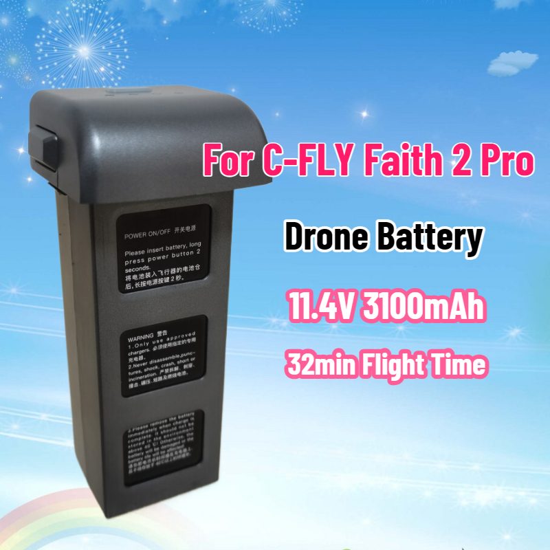 Drone Battery Li-Ion - 11,4 V 3100 mAh Batterie für