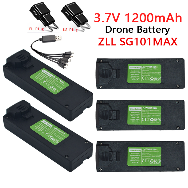 Drone Battery Balance Charger - Ausgestattet mit Ladegerät-Zubehör, Akku 3,7V 1200mAh