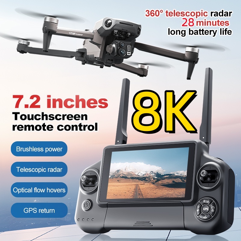 8K 3-Achsen-Gimbal Bürstenlose – Drone Battery Case Bewertung und Preis