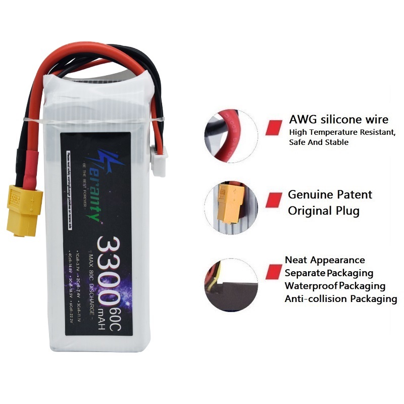 LiPo Akku 4S 3300mAh 60C 14,8V – Drone Battery 4S Bewertung und Preis