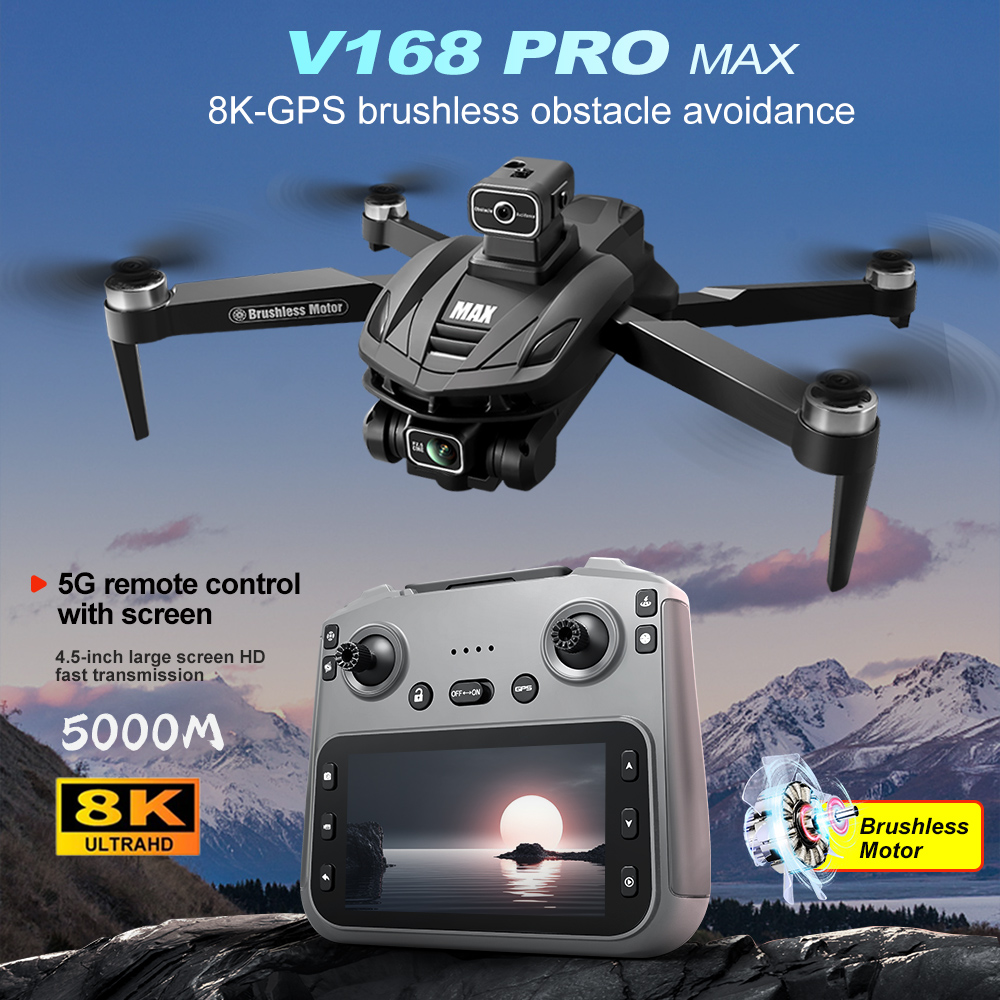 V168 PRO Max GPS Drohne 8K Pro – Drone Battery Case Bewertung und Preis