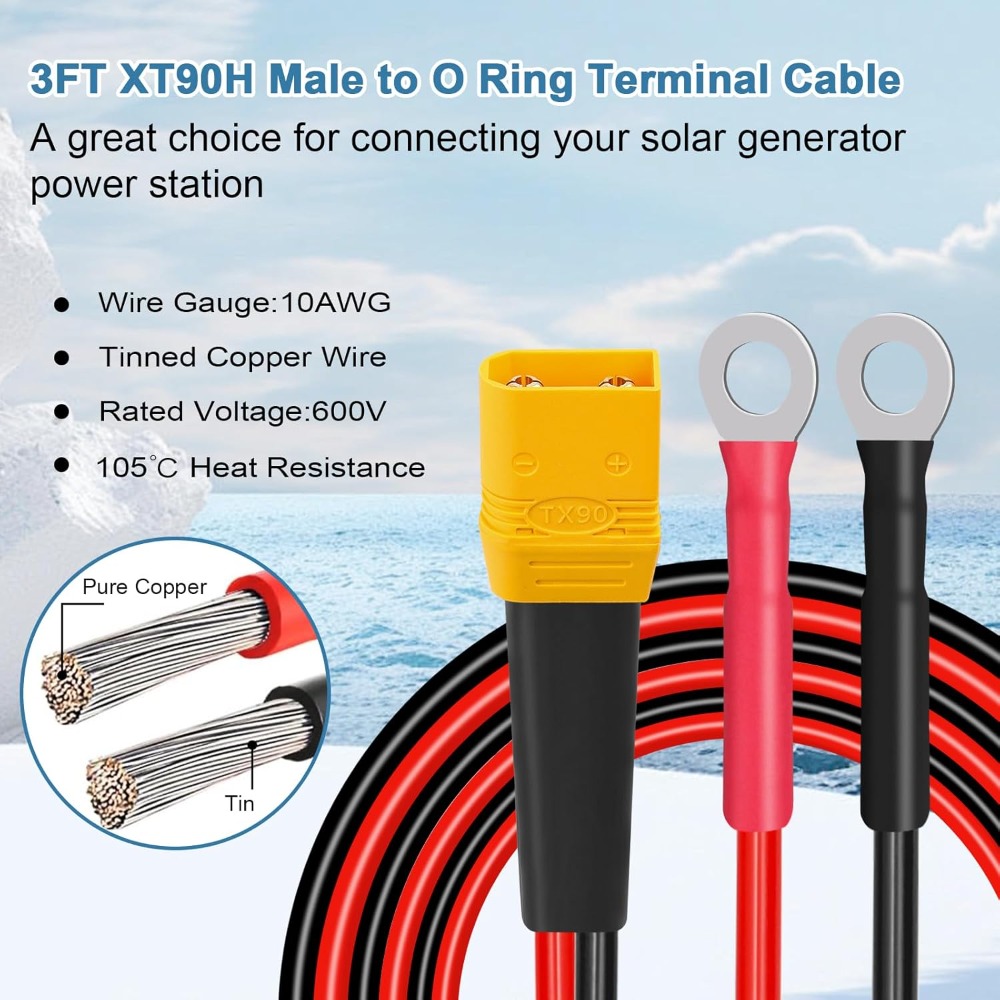 XT90 auf O-Ring-Anschlusskabel – Drone Battery Connector Bewertung und Preis