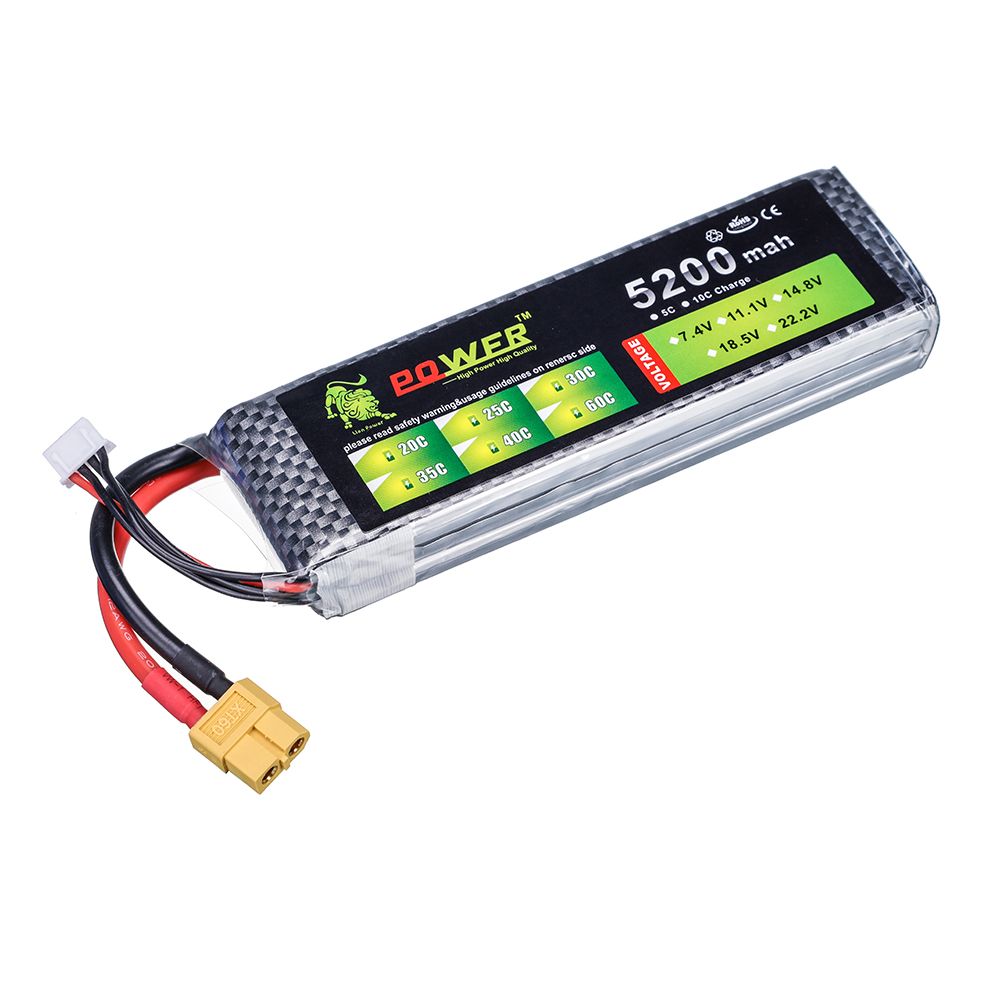 3S 5200mah 11,1V 60C Lipo Batt – Drone Battery 3S Bewertung und Preis