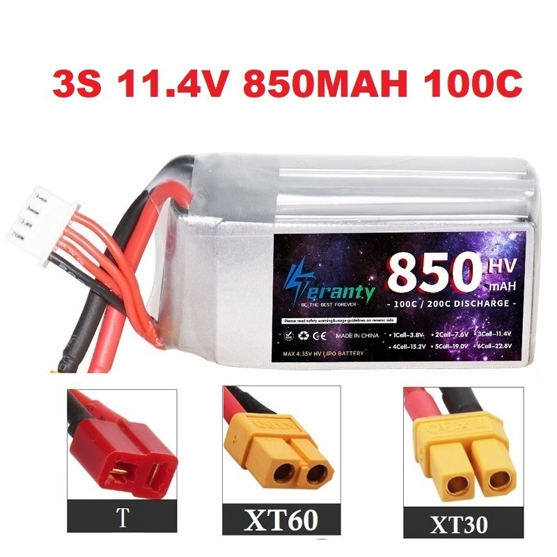 1/2/3PCS TERANTY 3S 11,4 V Lip – Drone Battery Connector Bewertung und Preis